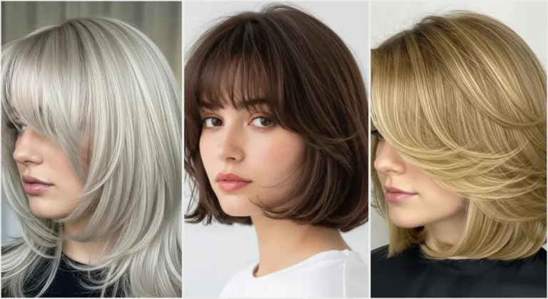 23 Face Framing Layers with Bangs Ideas for a Modern Look 1 23 Face Framing Layers with Bangs Ideas for a Fresh