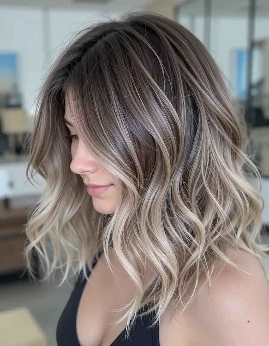 Ash Brown Sombre with Soft Fade Ash Brown Sombre with Soft Fade