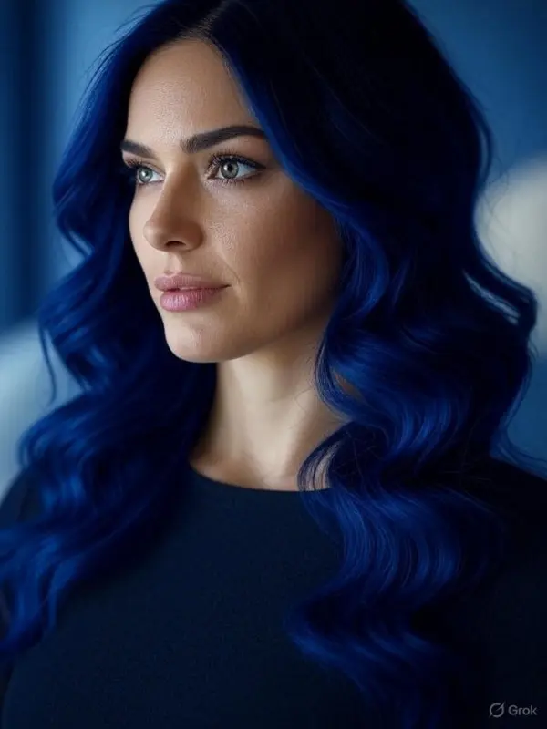 Blue Black – Bold & Cool Summer Hair Color Ideas for Black Women Blue Black – Bold & Cool Summer Hair Color Ideas for Black Women