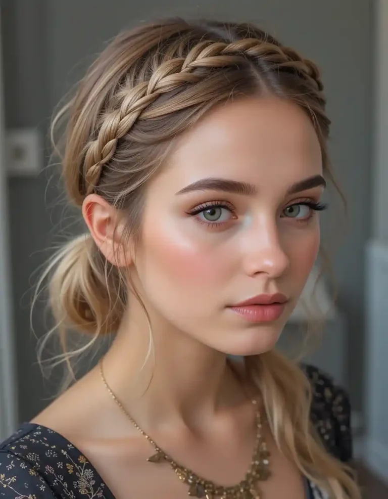 Braided Headband That Keeps Hair in Place Braided Headband That Keeps Hair in Place