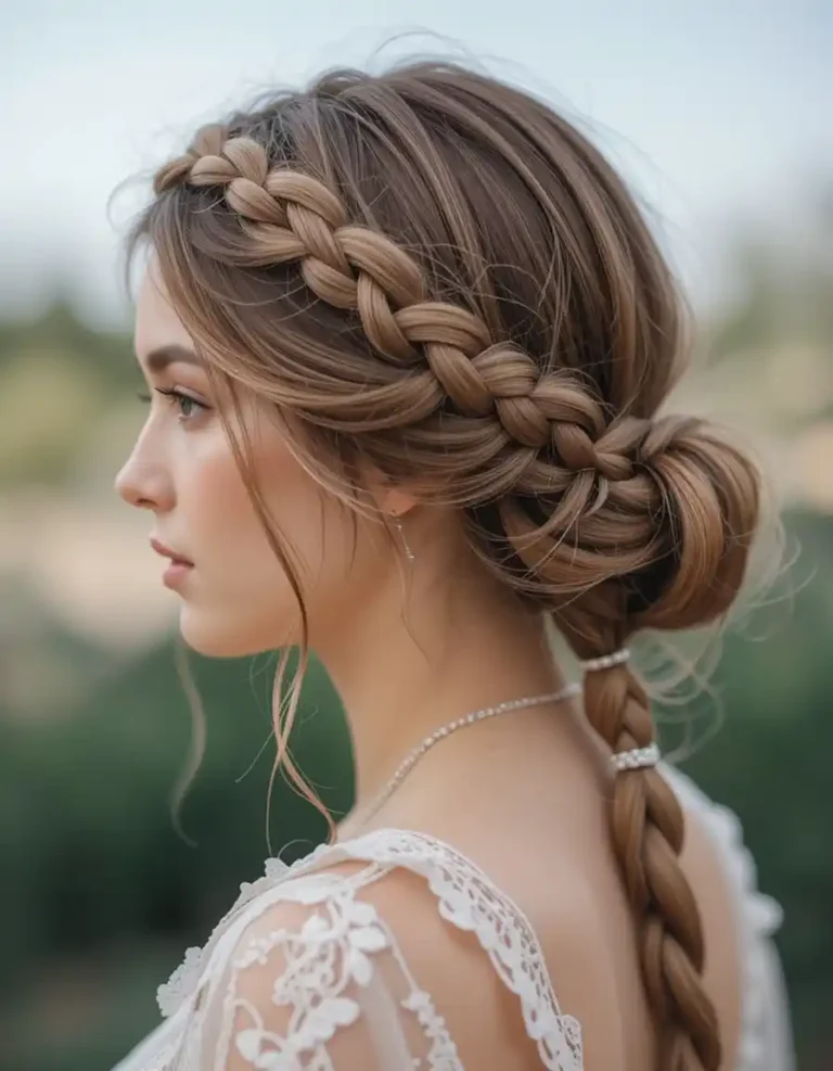 Crown Braid That Doubles as a Headband Crown Braid That Doubles as a Headband