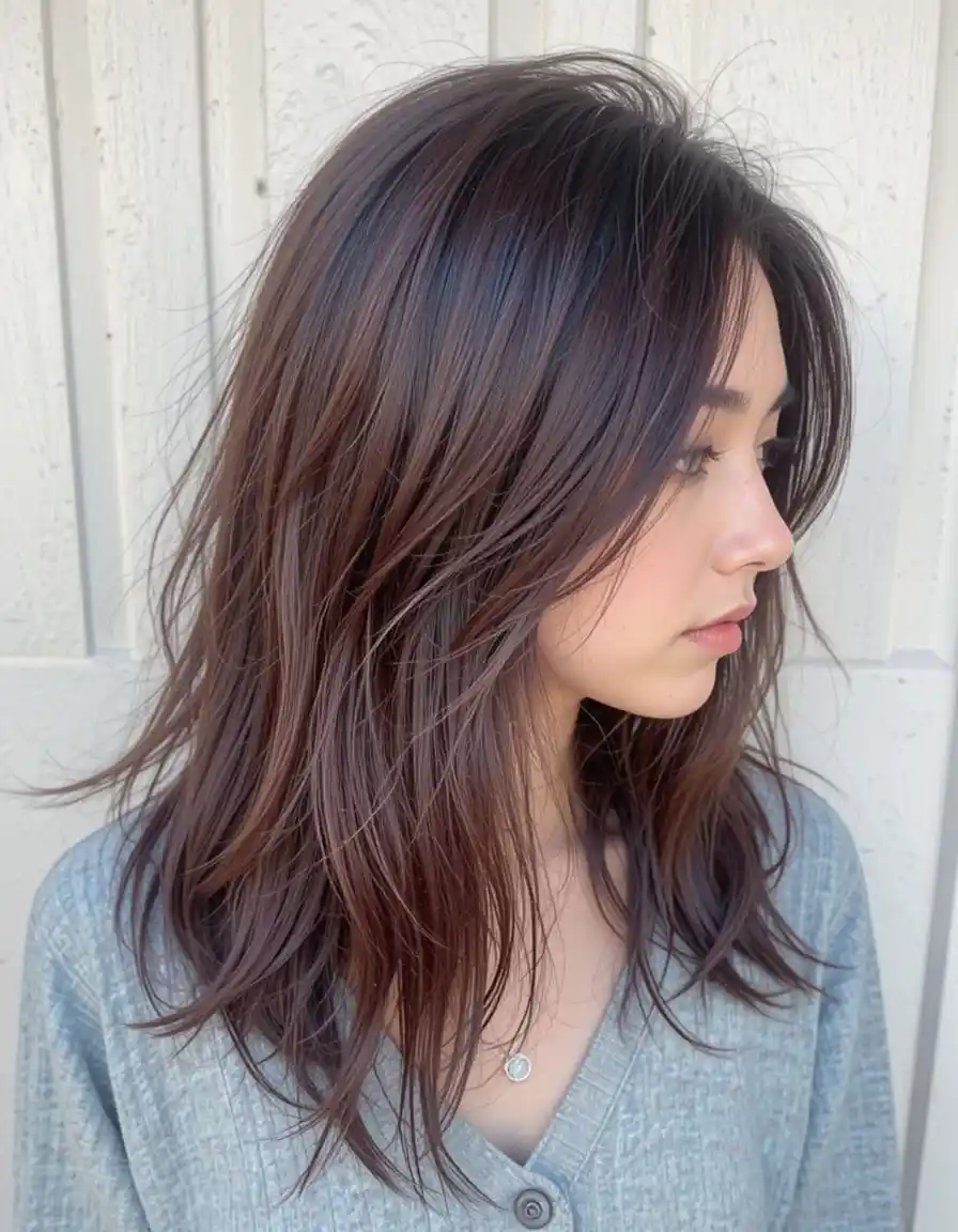 Dark Brown with Subtle Red Tints Dark Brown with Subtle Red Tints
