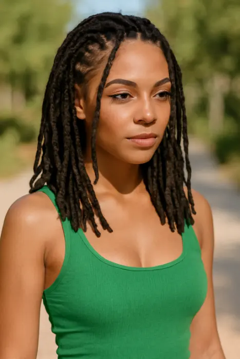 43 Stunning & Fresh Summer Hairstyles for Black Women 13 Dreadlocks & Twists Combo – Versatile & Protective