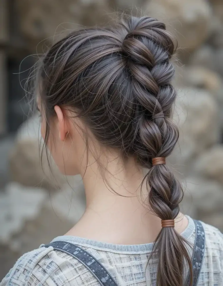 Fun Bubble Braid with Volume for Summer Long Hairstyles Fun Bubble Braid with Volume for Summer Long Hairstyles