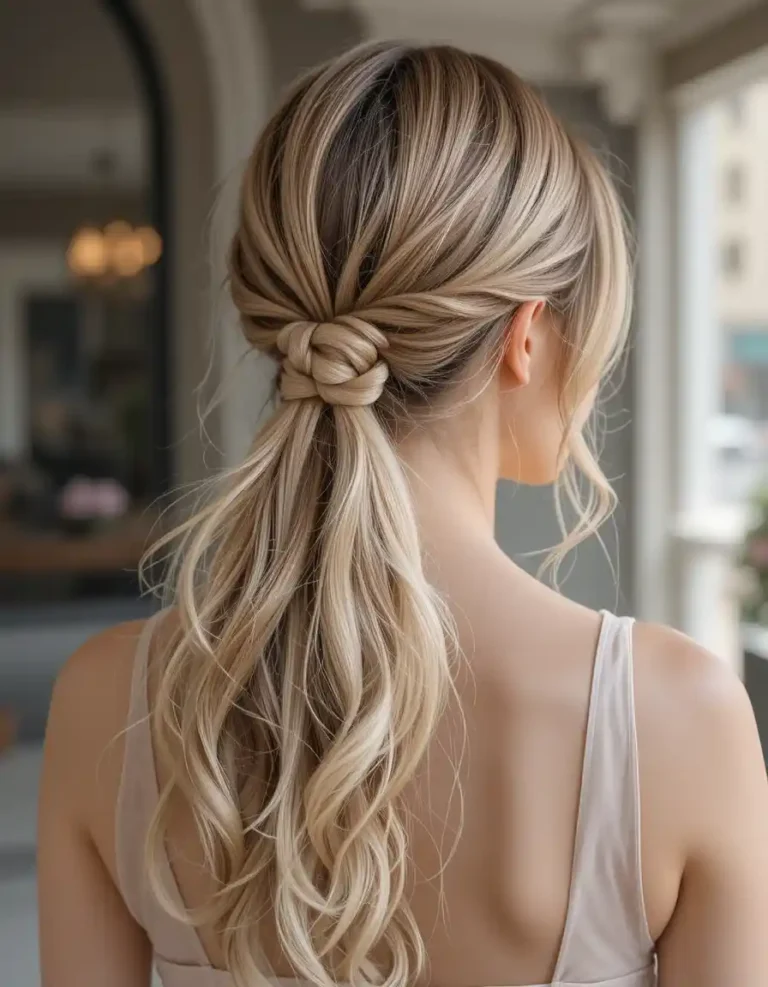 Half-Up Half-Down Knot for Balance Half-Up Half-Down Knot for Balance