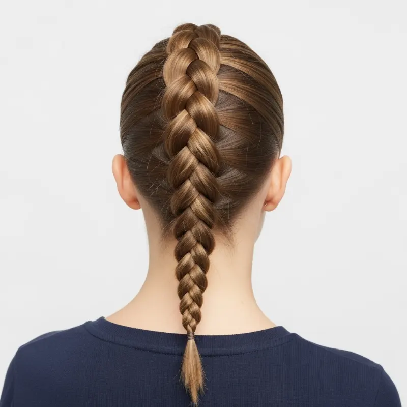 22 Easy Summer Hairstyles That Keep You Cool and Stylish 15 High Plait – A Modern Take on Braids