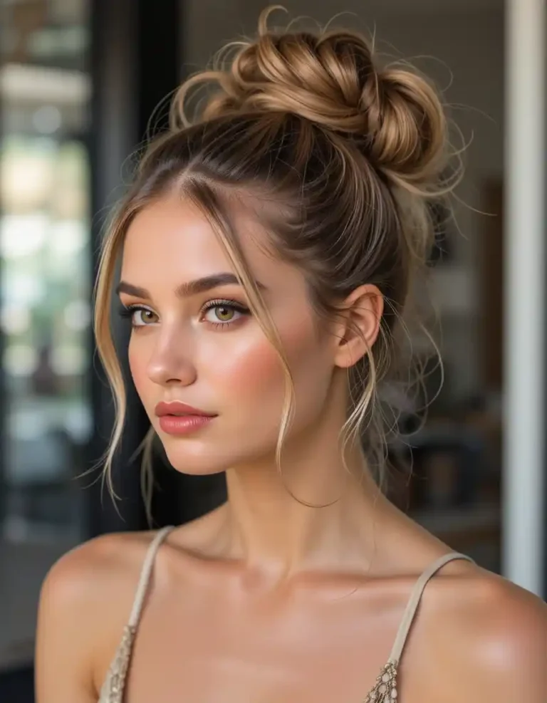 High Top Knot That Beats the Heat High Top Knot That Beats the Heat
