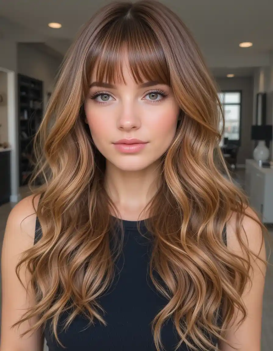 Retro Bob for a Throwback Look Honey Brown – One of the Softest Brunette Summer Hair Color Ideas