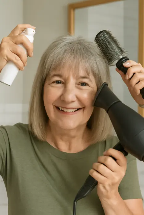 35 Hairstyles for Women Over 60 with Sleek Hair and Grace 27 How to Add Volume to Straight Hair Over 60