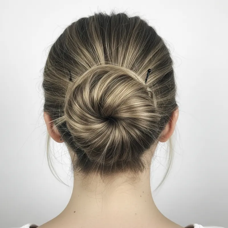 22 Easy Summer Hairstyles That Keep You Cool and Stylish 16 Knotted Bun – Simple Yet Chic, Ideal for Easy Summer Hairstyles