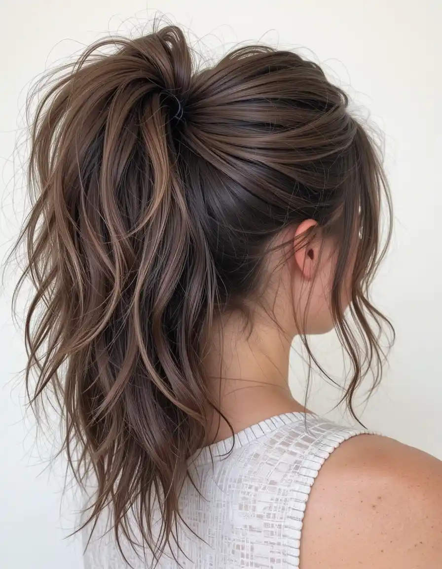 MushroomJellyfish Bob for a Bold Statement Natural Brunette with Summer Texture
