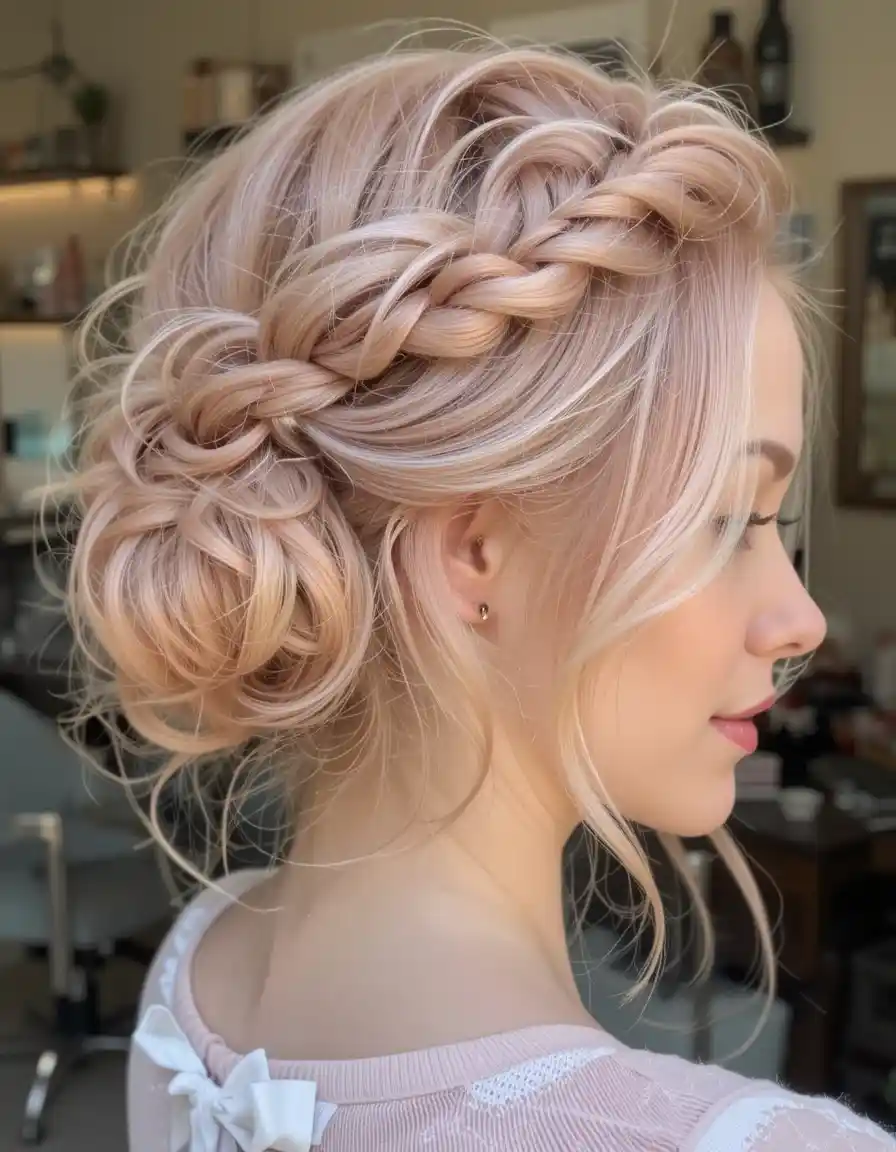 Peachy Blonde That Glows in Sunset Light Peachy Blonde That Glows in Sunset Light