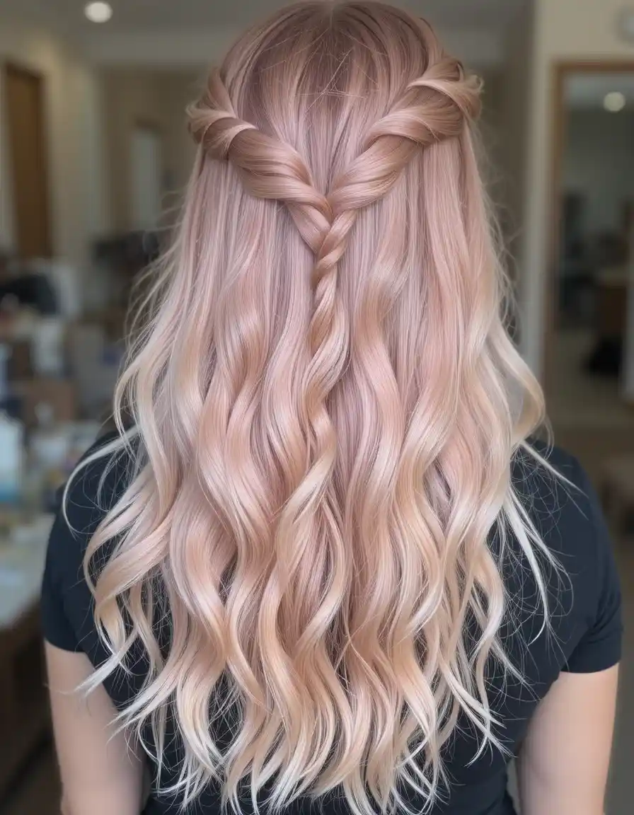 Rose Gold Blonde for a Hint of Pink Rose Gold Blonde for a Hint of Pink