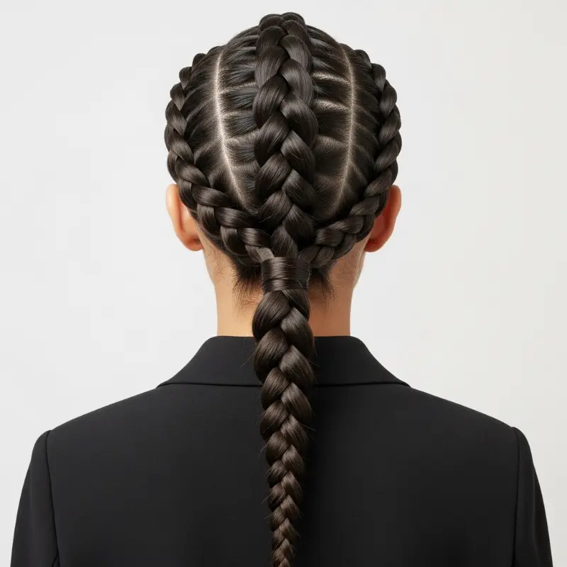 22 Easy Summer Hairstyles That Keep You Cool and Stylish 17 Sleek Braided Ponytail – Polished and Functional