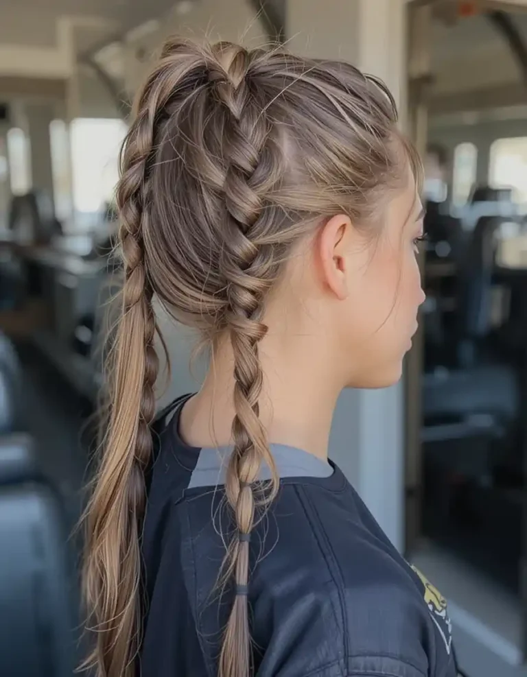 Sporty Dutch Braids That Stay Put Sporty Dutch Braids That Stay Put