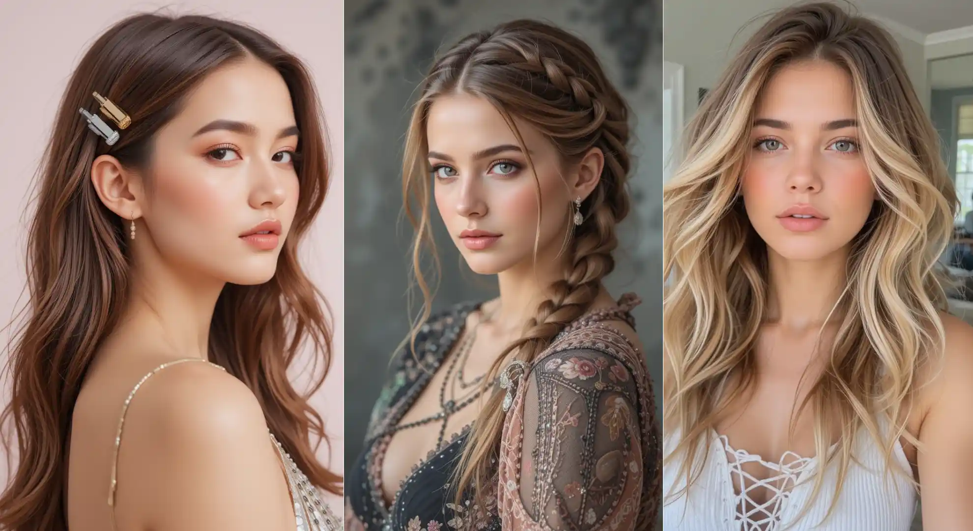 Top 25 Summer Long Hairstyles with Easy Waves, Braids & Updos 1 Top 25 Summer Long Hairstyles with Easy Waves, Braids & Updos