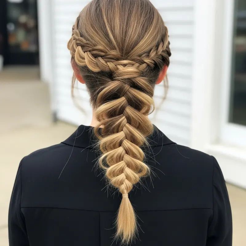 22 Easy Summer Hairstyles That Keep You Cool and Stylish 23 Waterfall Braid – A Flowing Touch to Easy Summer Hairstyles