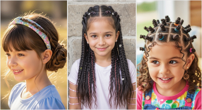 18 Kids Hairstyles 2025 – Fun Braids & Cute Buns
