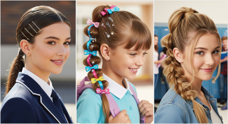 21 Hairstyles for School 2025 – Easy & Trendy Looks 7 21 Hairstyles for School 2025 – Easy & Trendy Looks