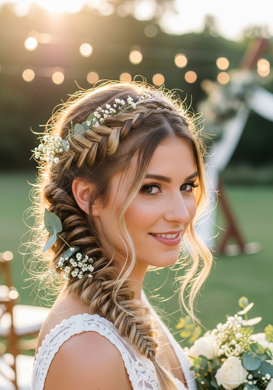 Boho Braids for Outdoor Weddings Boho Braids for Outdoor Weddings