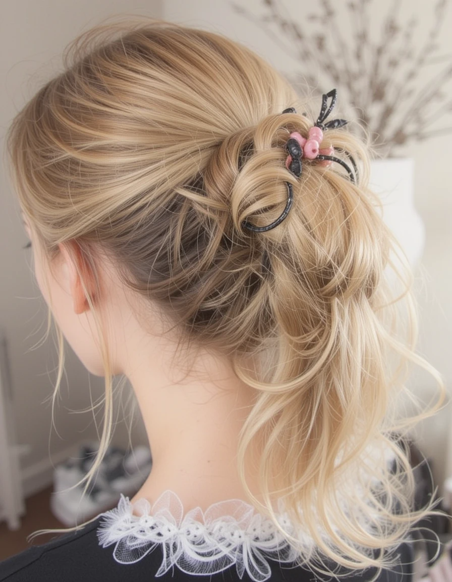Bubble Ponytail
