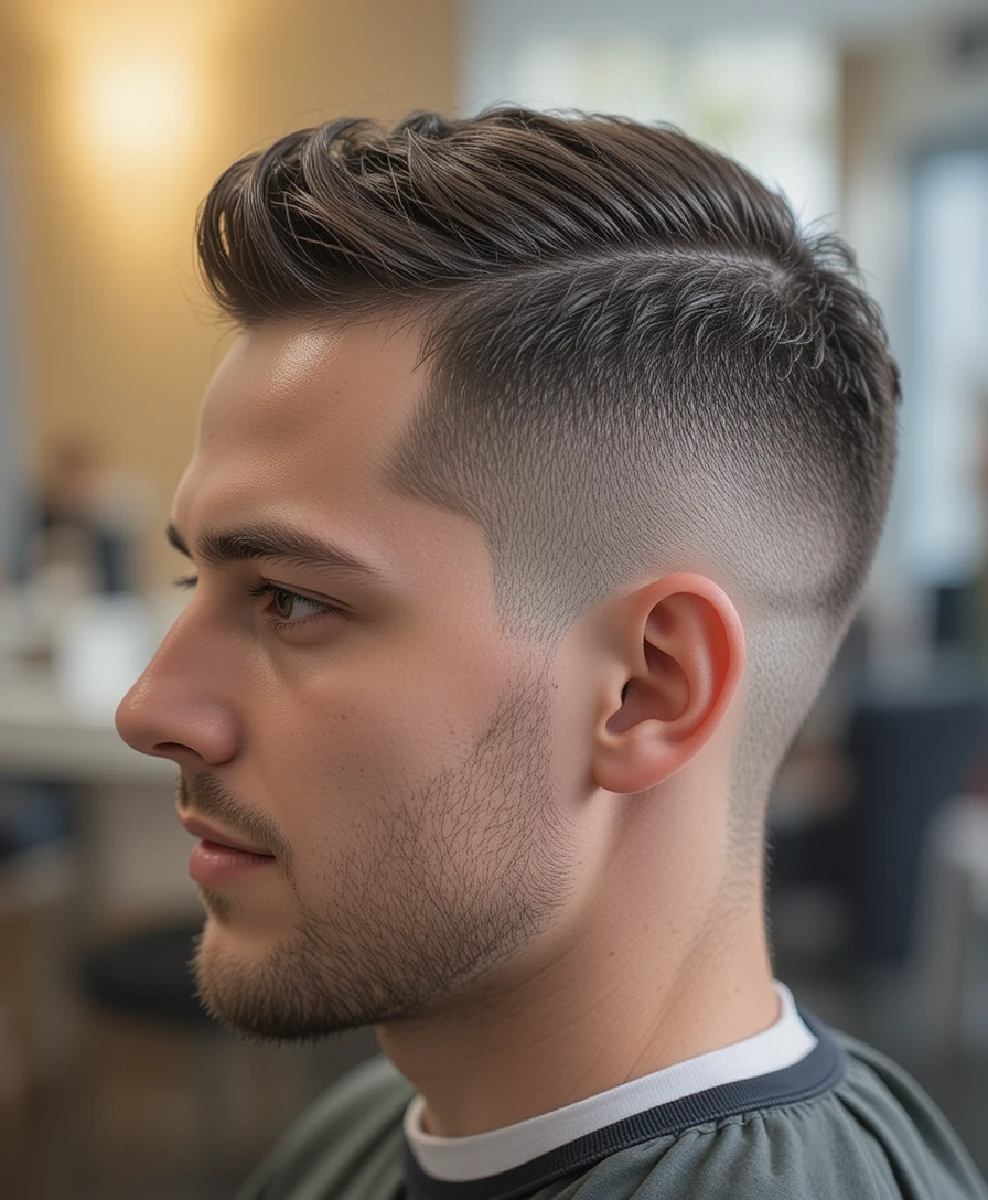 Buzz Cut with Skin Fade Buzz Cut with Skin Fade