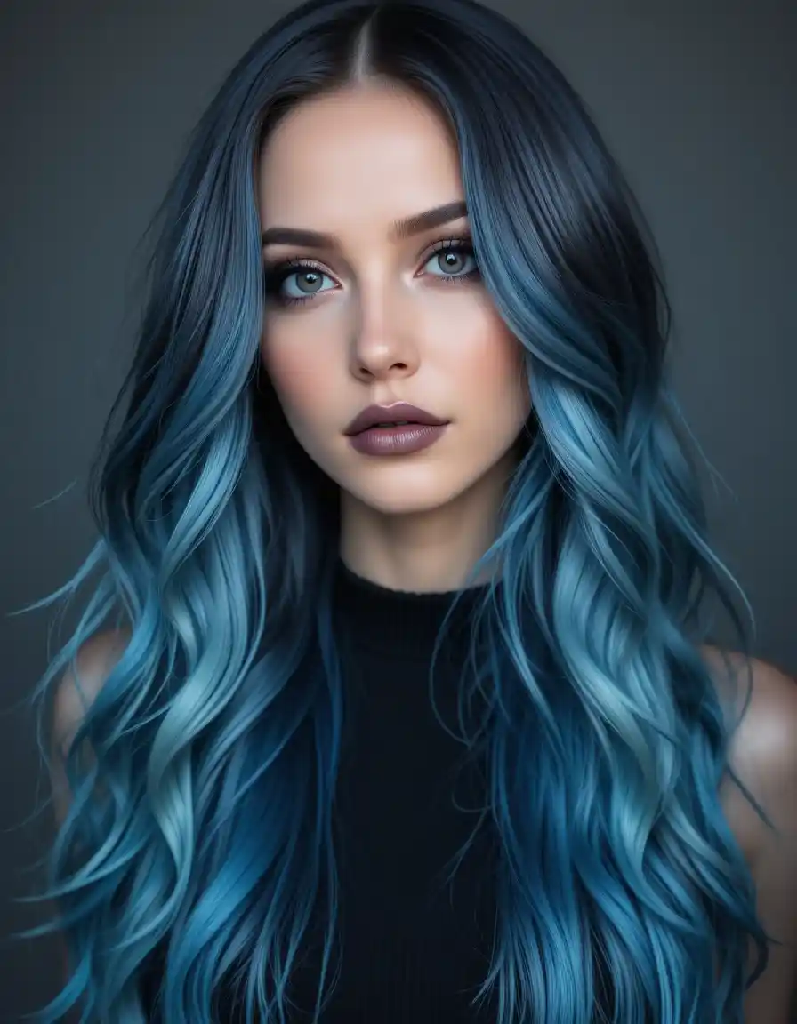 Charcoal with Blue Tones Charcoal with Blue Tones