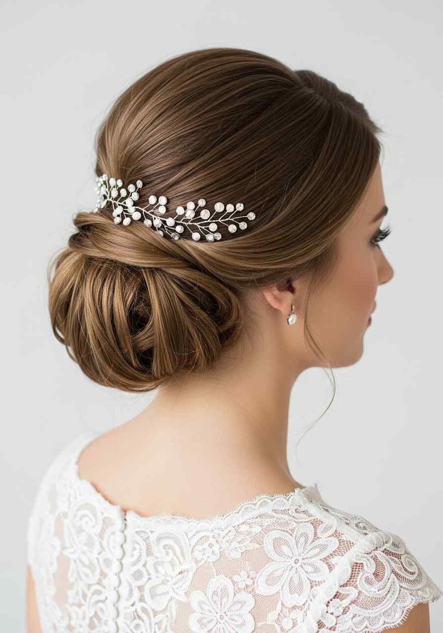 Classic Low Bun Elegance