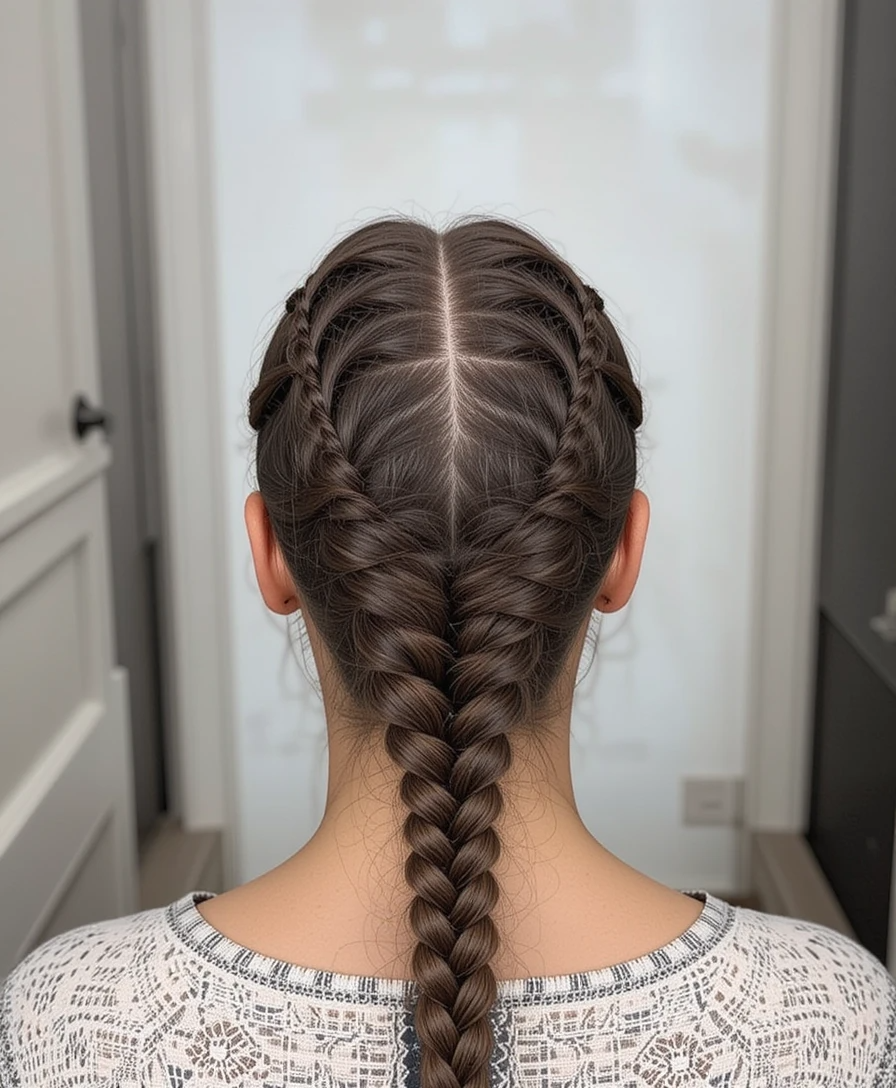 Classic Straight-Back Cornrows Classic Straight-Back Cornrows
