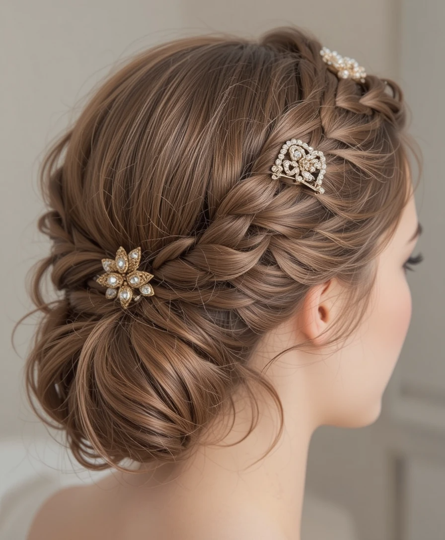 Claw Clip Braided Crown Claw Clip Braided Crown