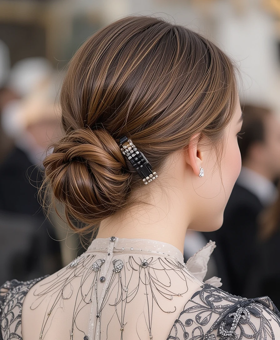 Claw Clip Low Chignon Claw Clip Low Chignon