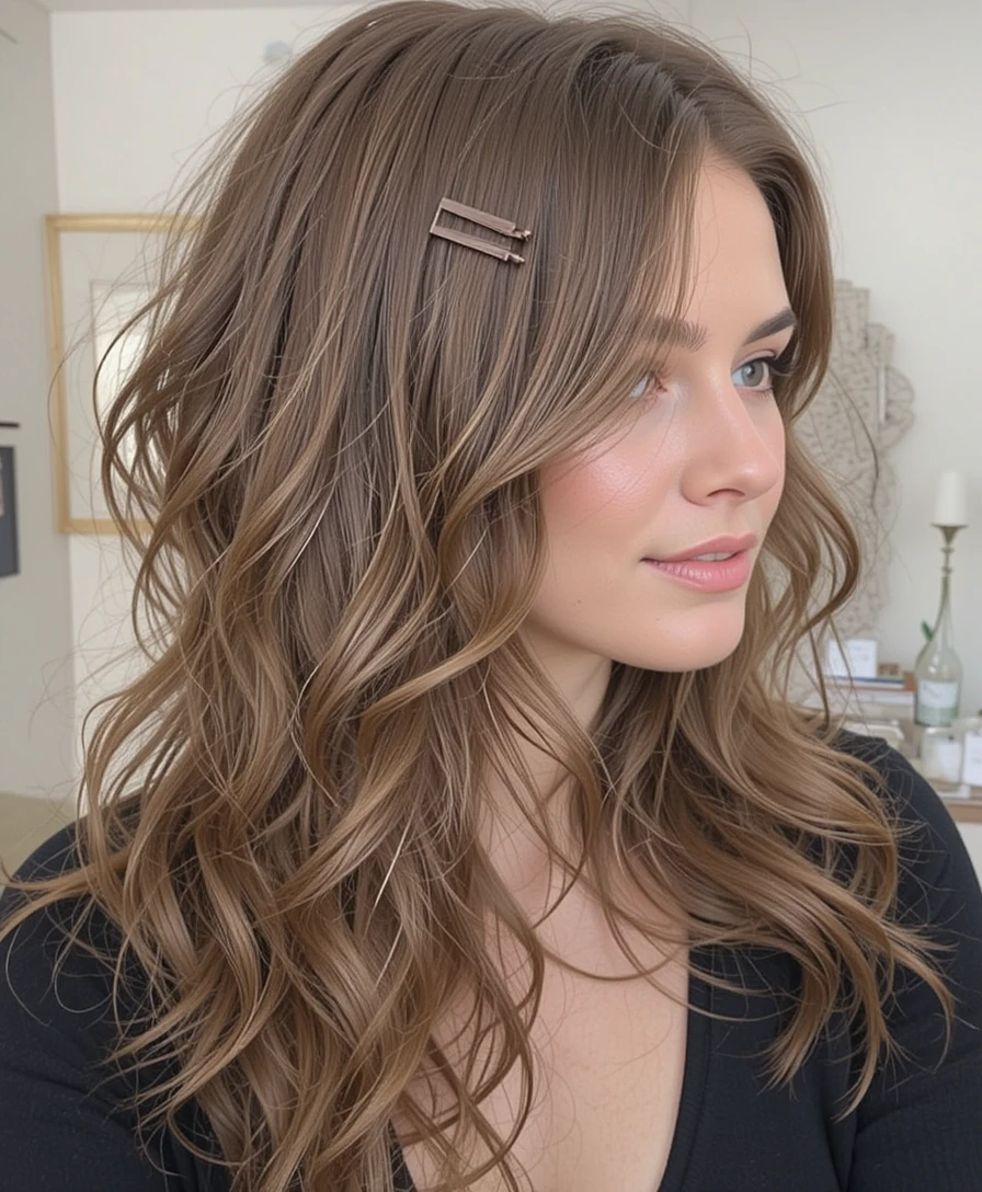 Claw Clip Side Swept Waves Claw Clip Side Swept Waves
