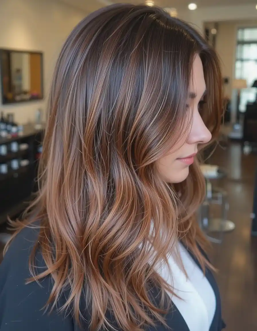 Copper Highlights on Brown Hair Copper Highlights on Brown Hair