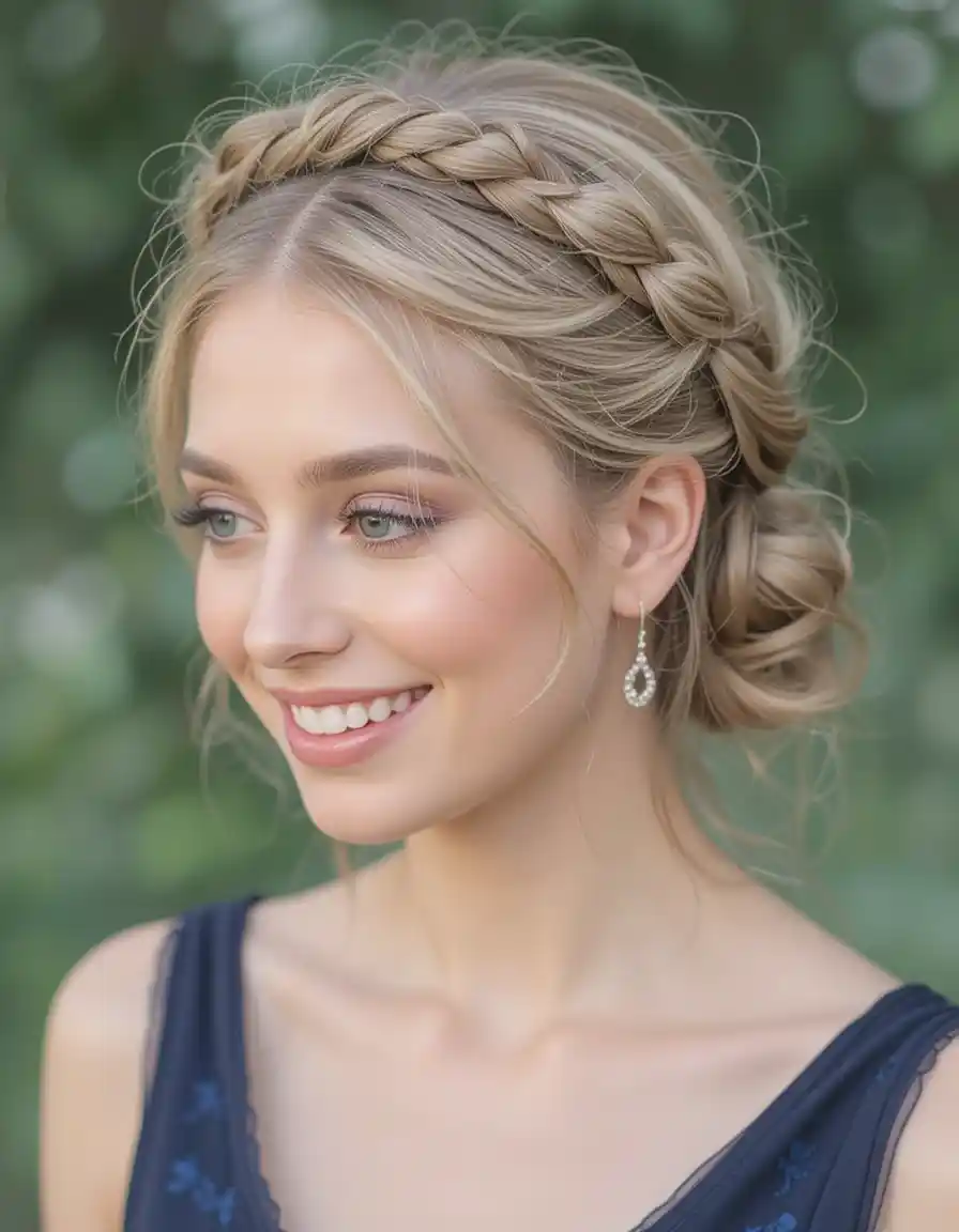 Crown Braid for Halo Elegance Crown Braid for Halo Elegance