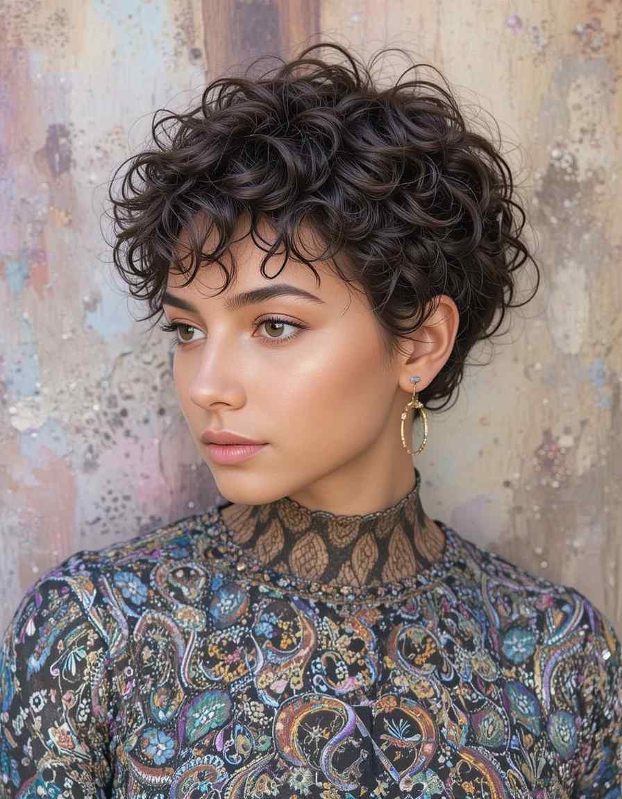 Curly Pixie Cut Curly Pixie Cut