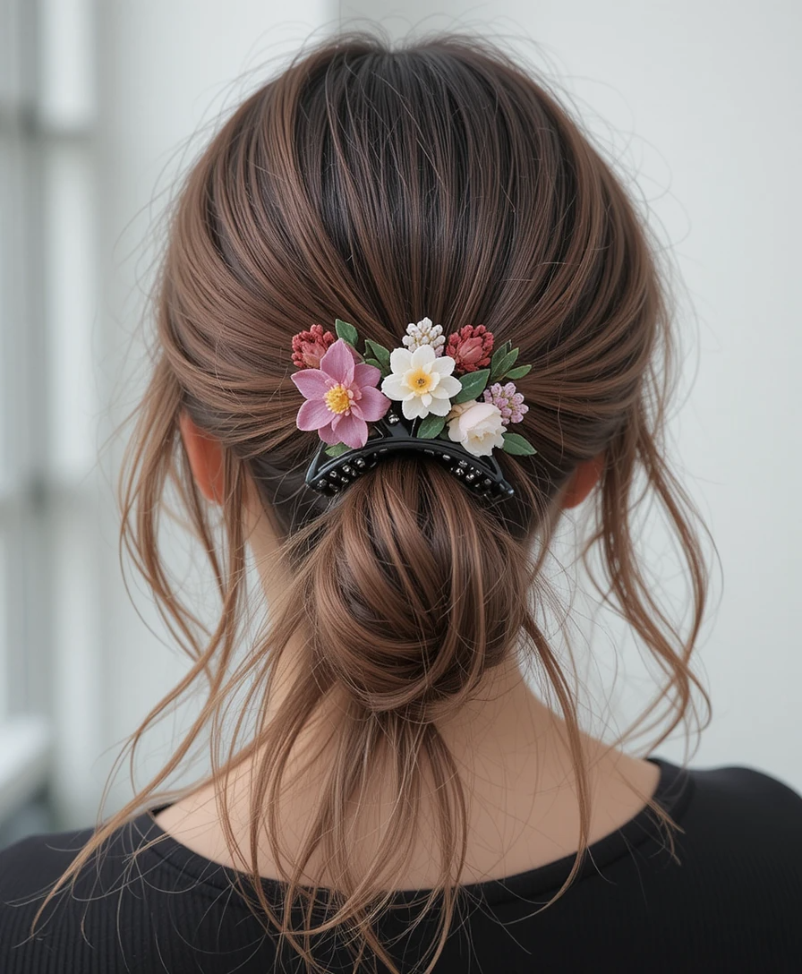 Floral Claw Clips Floral Claw Clips