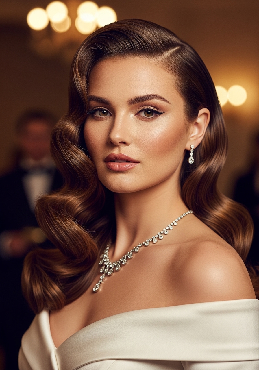 Glamorous Waves Inspired by Hollywood Glamorous Waves Inspired by Hollywood