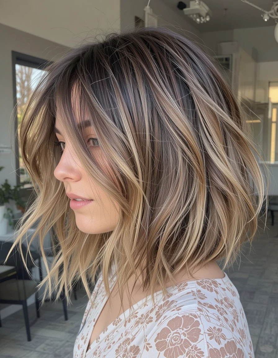 Hairstyles for Every Season: The Layered Lob