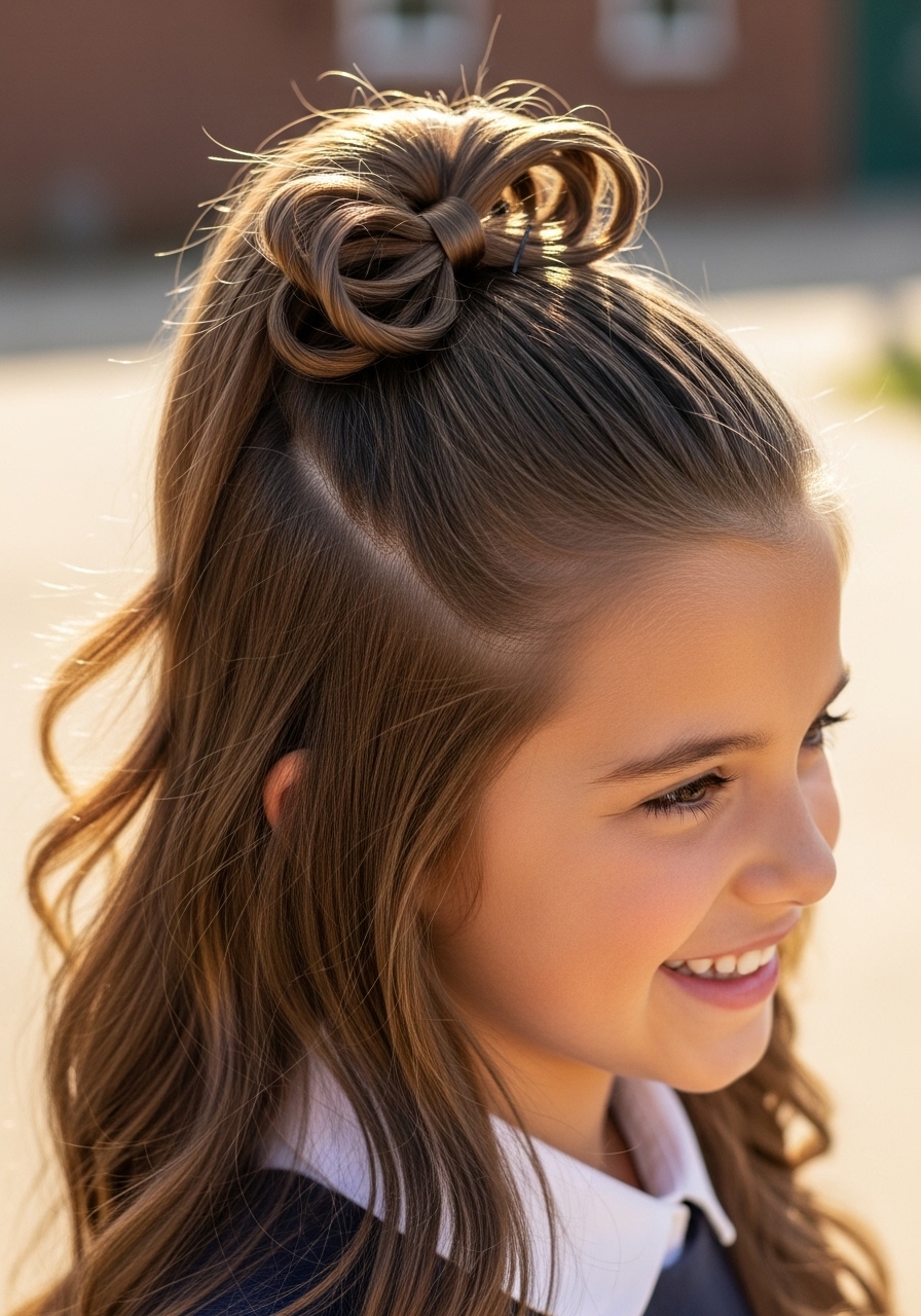 Half-Up Hair Bow Half-Up Hair Bow