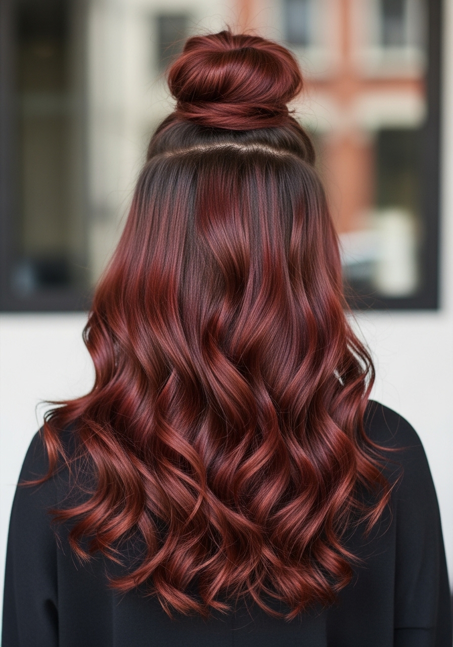 Half-Up Half-Down Baddie Bun Half-Up Half-Down Baddie Bun