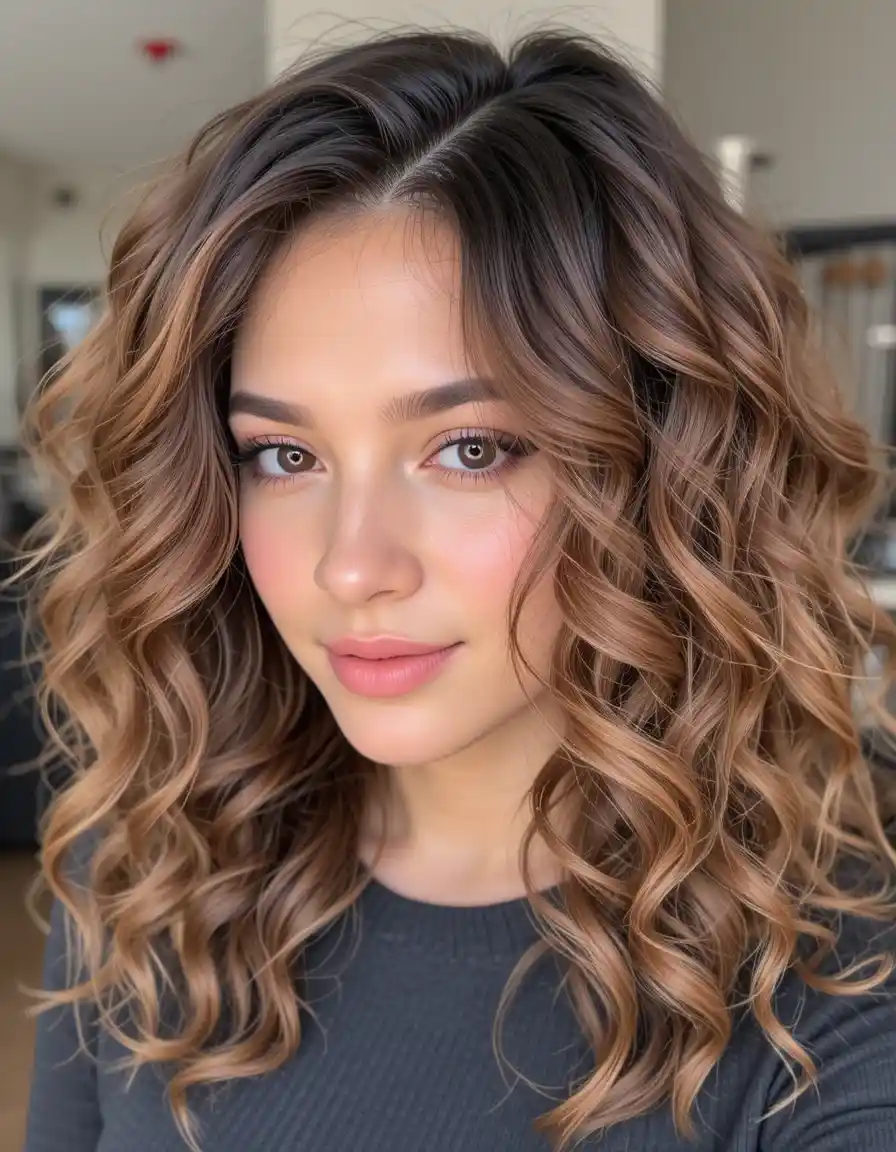 Long Layers with Defined Curls Long Layers with Defined Curls