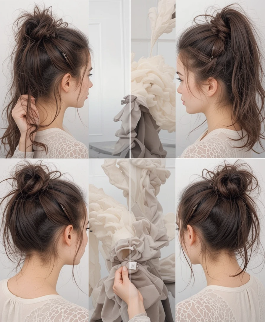 Messy Top Knot Messy Top Knot