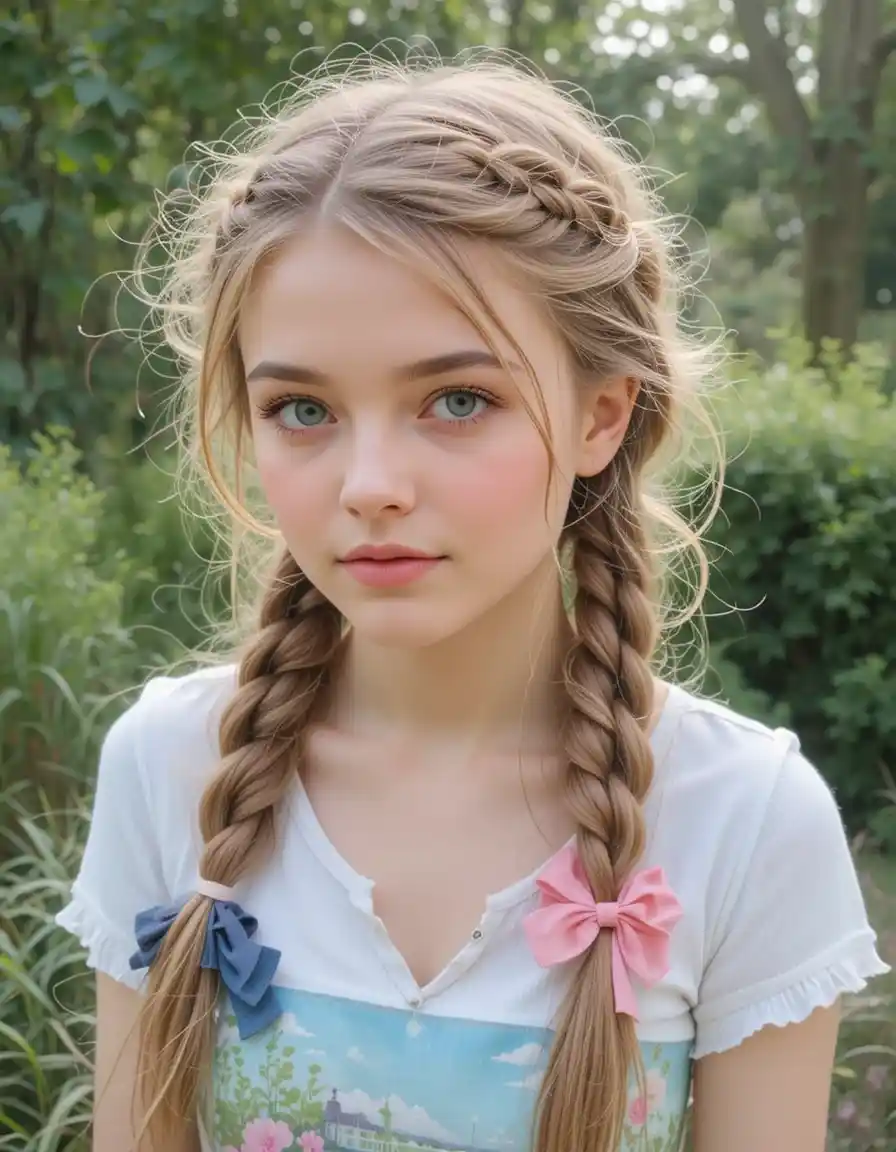 Pigtail Braids for a Youthful Feel Pigtail Braids for a Youthful Feel