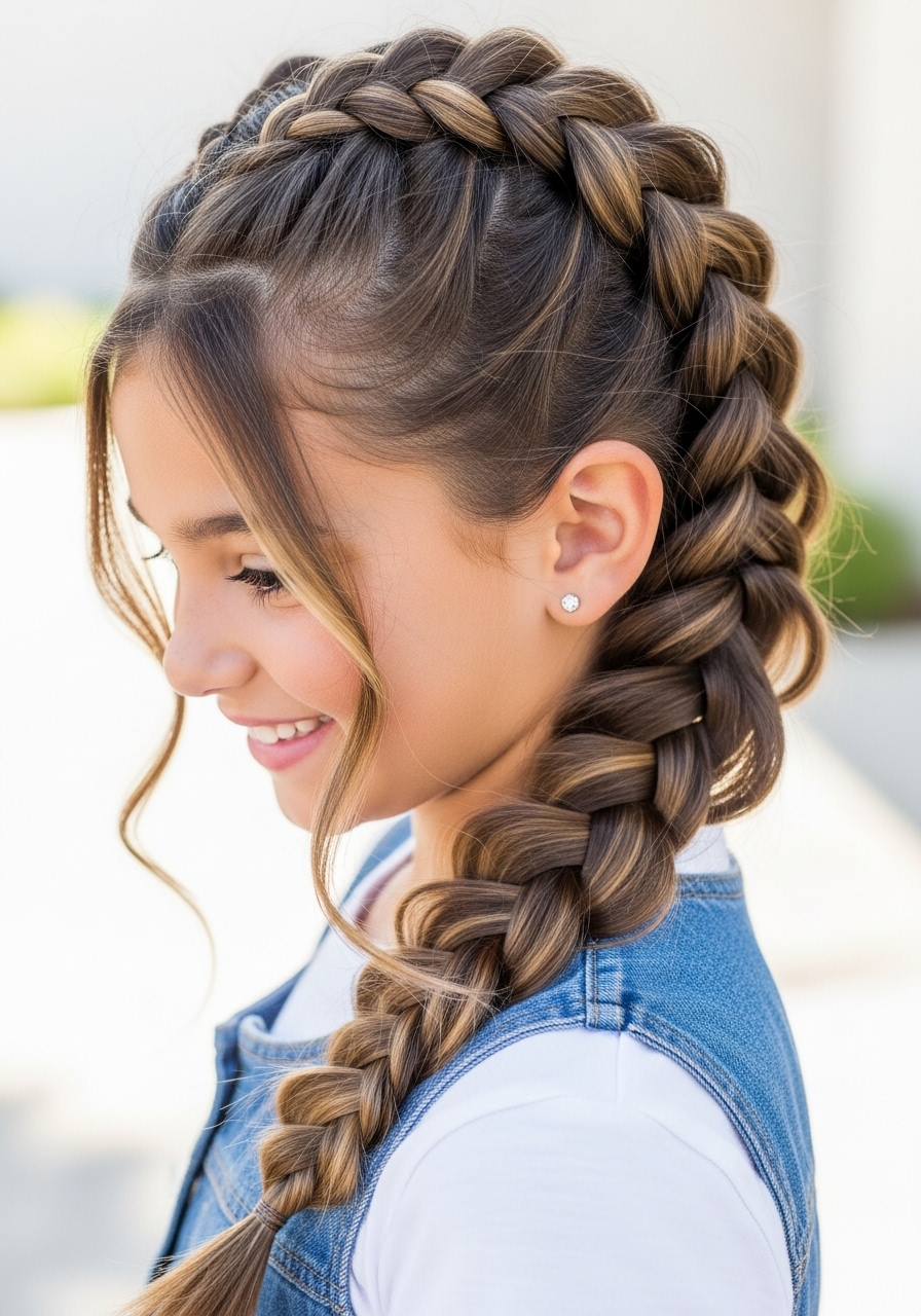 Pull-Through Braids - Kids Hairstyles Pull-Through Braids - Kids Hairstyles
