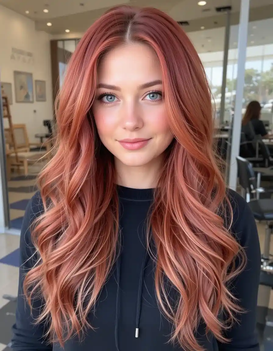 Red Hair with Blonde Highlights Red Hair with Blonde Highlights