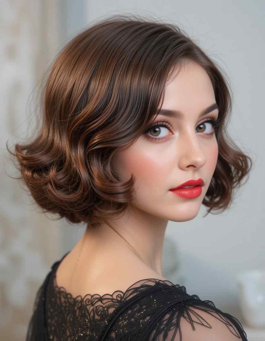 Retro-Inspired Finger Waves Hairstyles for Short Hair Retro-Inspired Finger Waves Hairstyles for Short Hair