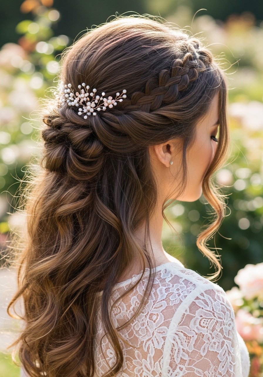 Romantic Half-Up Hairstyles Romantic Half-Up Hairstyles