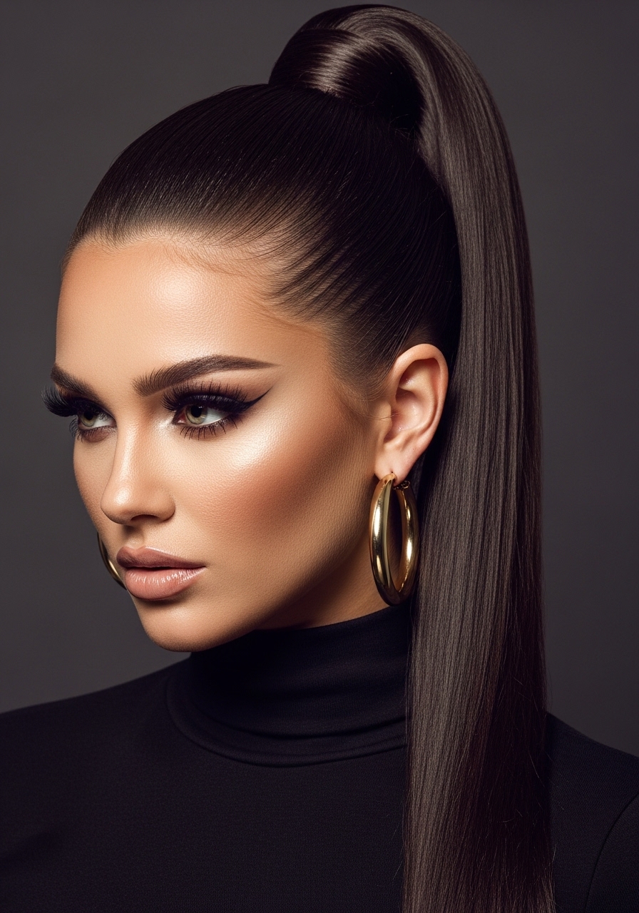 Sleek High Ponytail Sleek High Ponytail