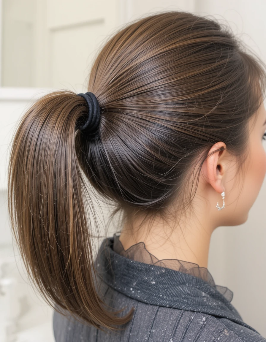 Sleek Ponytail
