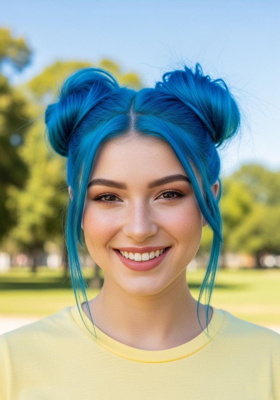 Space Buns hairstyle Space Buns hairstyle